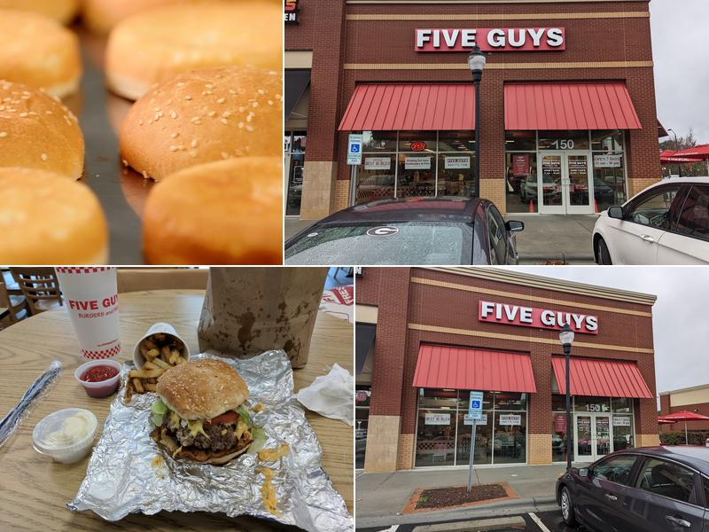 Five Guys 150 Cabela Dr, Garner
