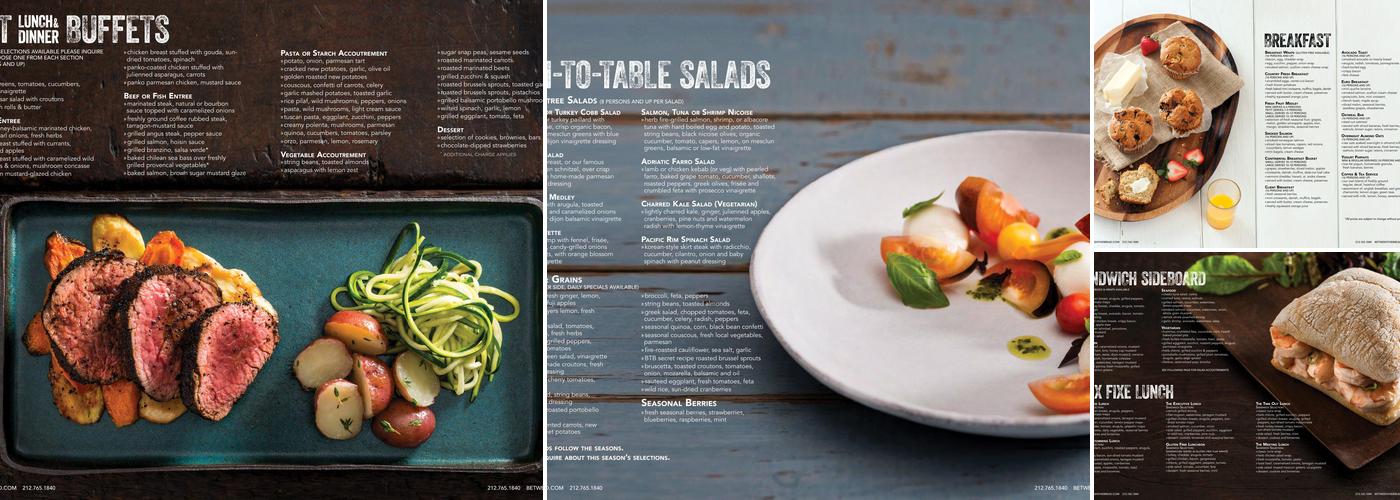 Between The Bread Menu