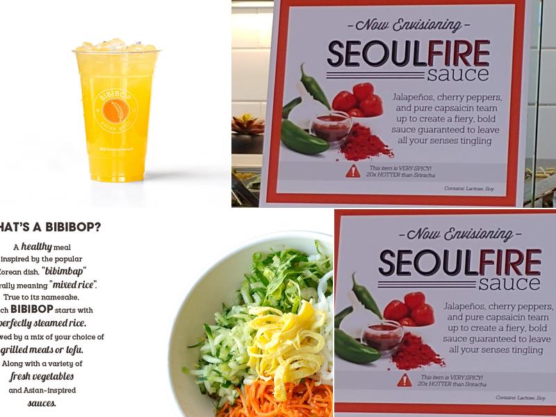 BIBIBOP Asian Grill Menu