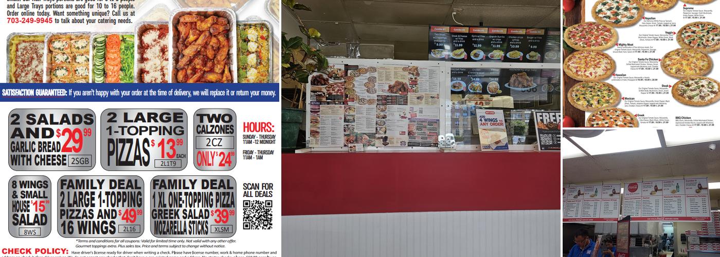 Big Bite Pizza Menu