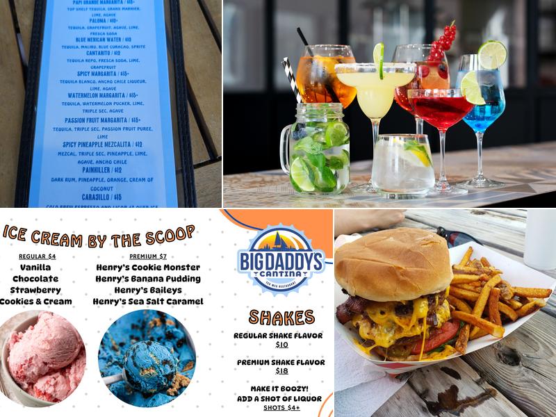 Big Daddy's Cantina on Lake Grapevine Menu