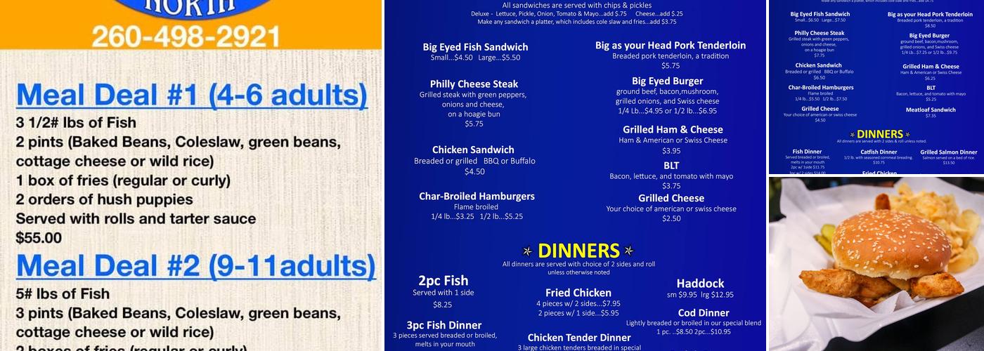 Big Eyed Fish Express North Menu