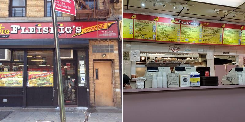 Big Fleishig's Express Menu