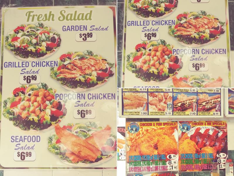 New York Fried Chicken Menu