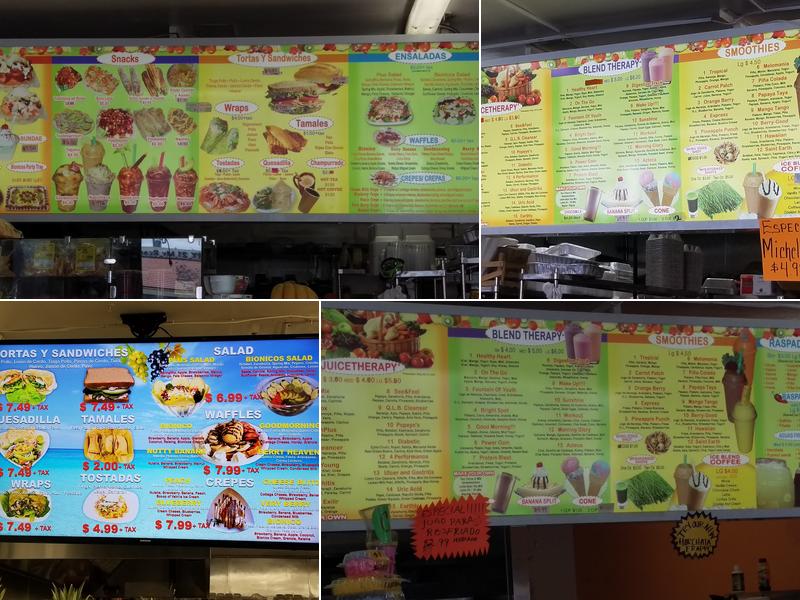Bionicos Plus Menu