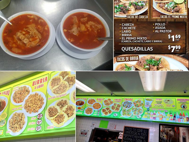 Birrieria El Guero Menu