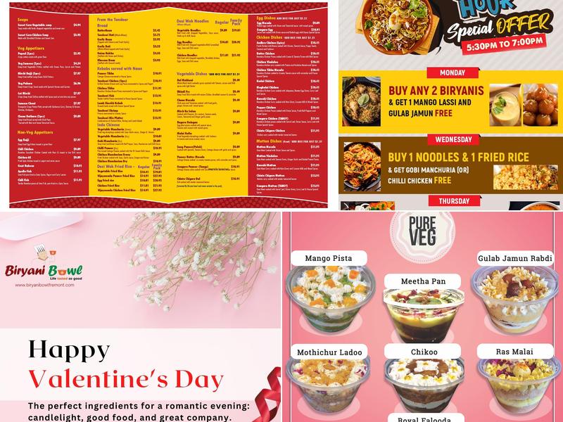 Biryani Bowl Menu