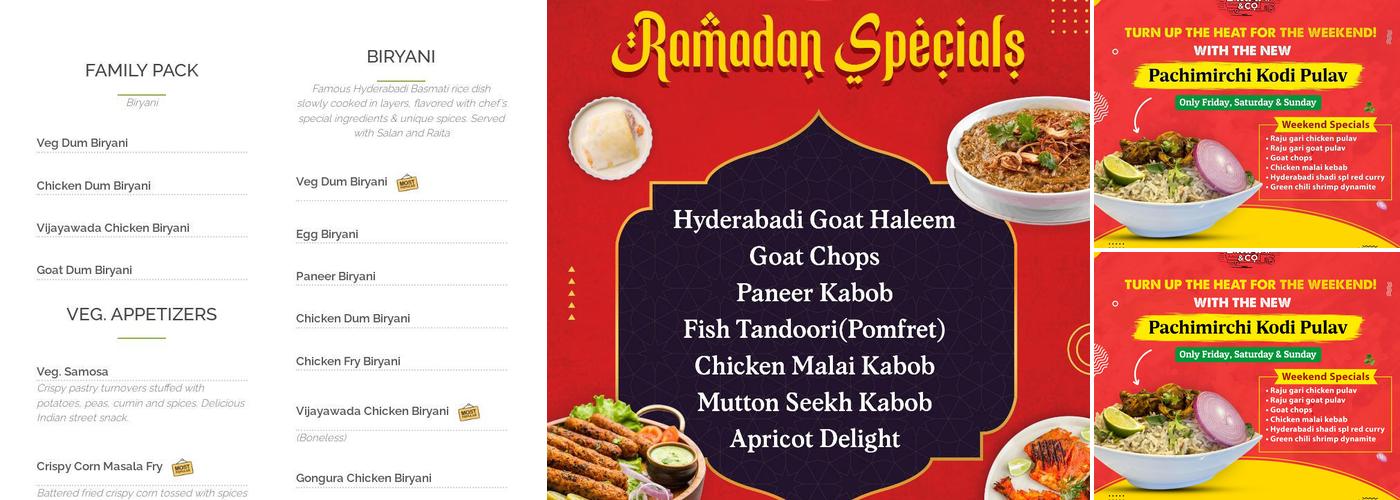 Biryani & Co. Menu