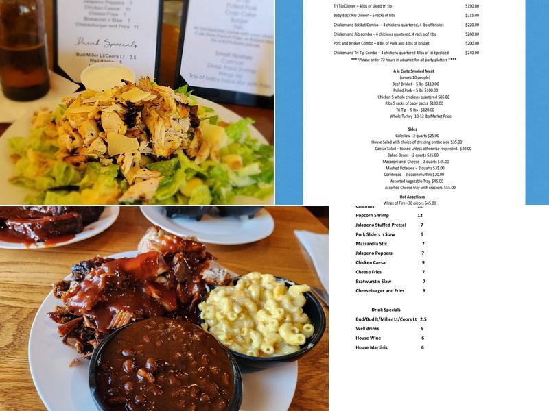 Blue Fire Grill Menu