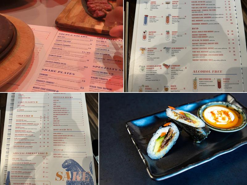 Blue Sushi Sake Grill Menu