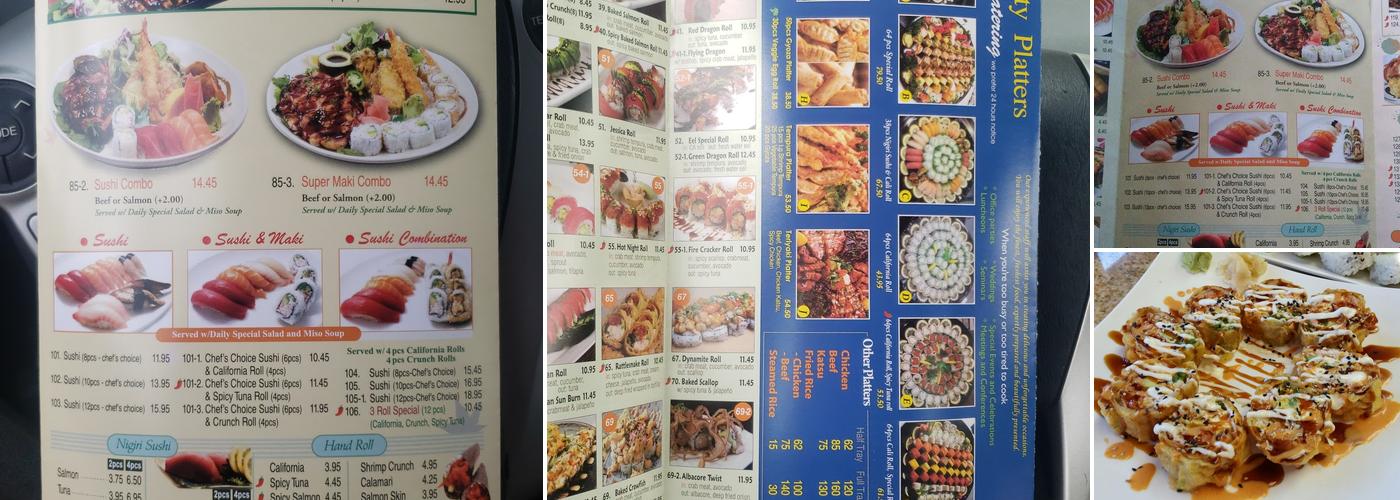 Bluefin Sushi & Teriyaki Menu