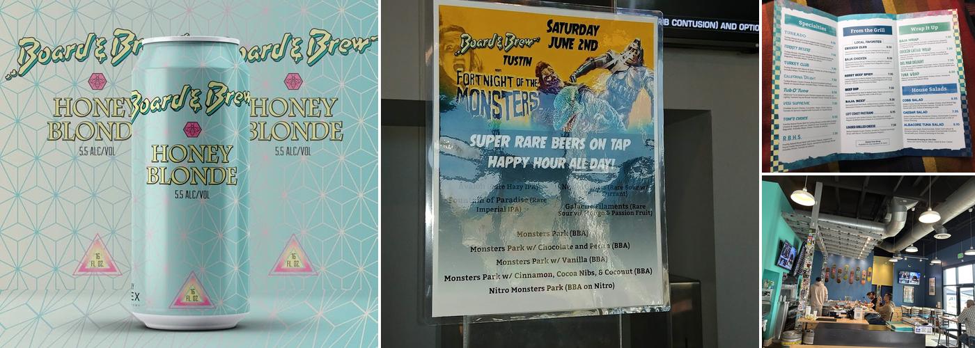 Board & Brew - Tustin Menu