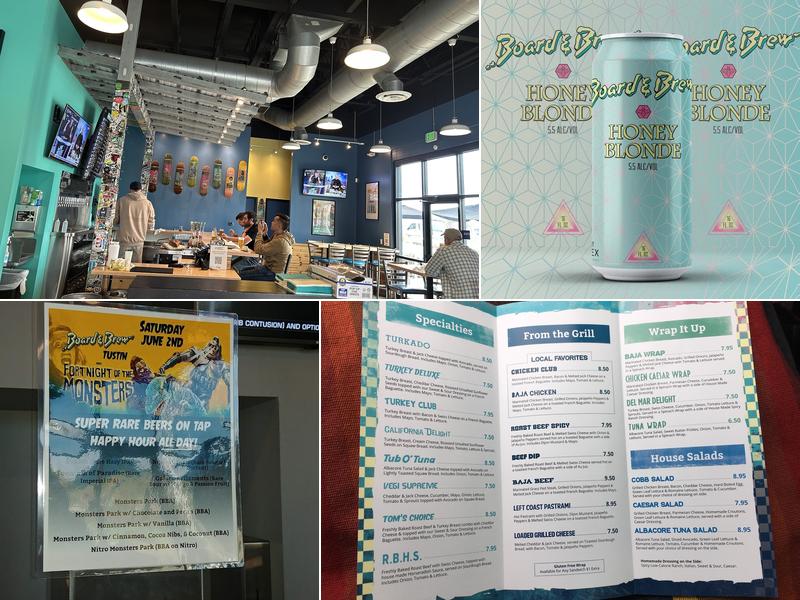 Board & Brew - Tustin Menu