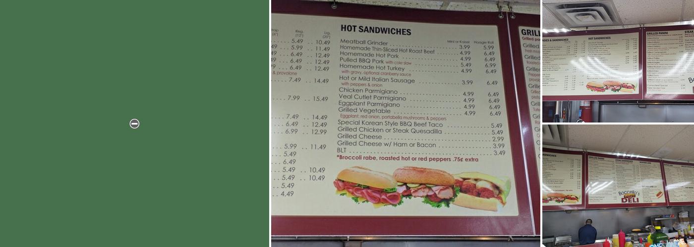Boccella's Deli Menu