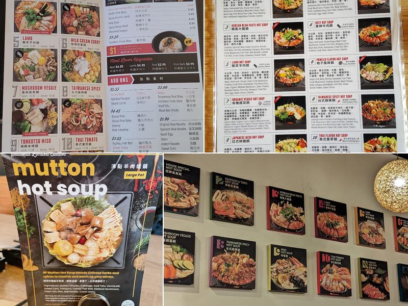Boiling Point Menu