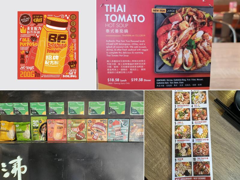 Boiling Point Menu