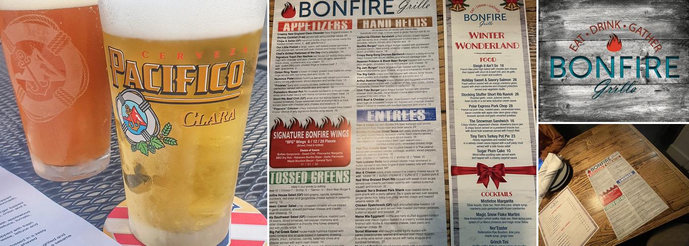 Bonfire Grille Menu