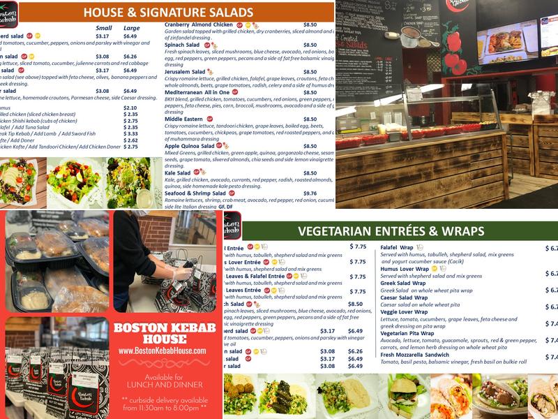 Boston Kebab - Boston Menu