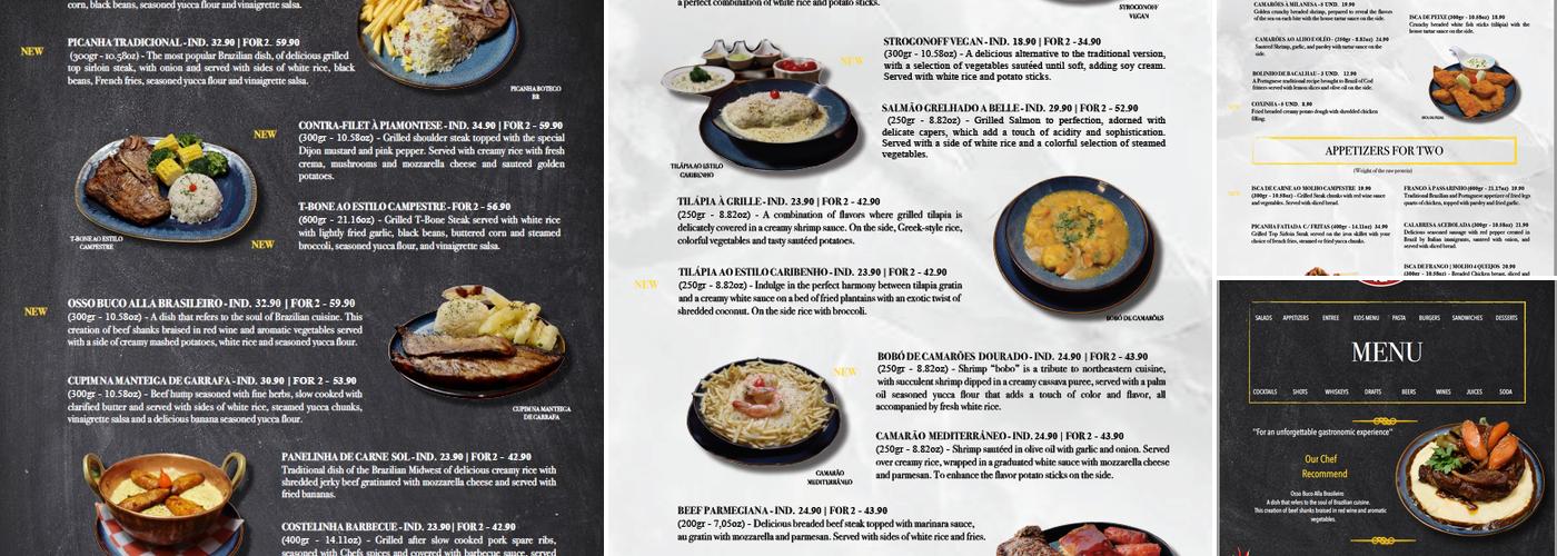 Boteco Restaurant Menu