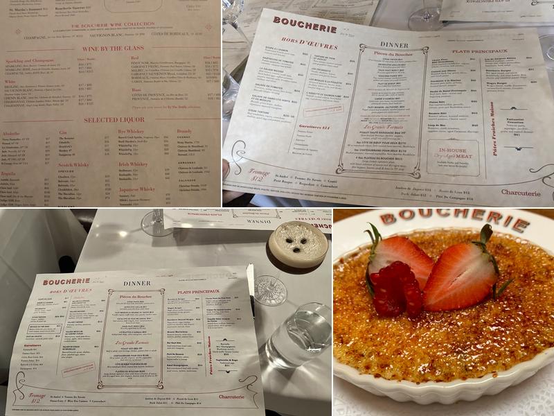 Boucherie West Village Menu