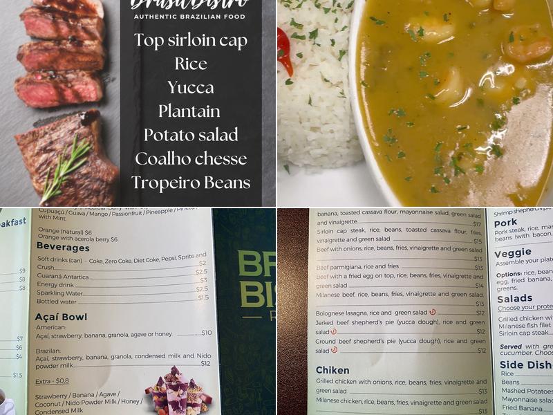 Brasil Bistro Menu