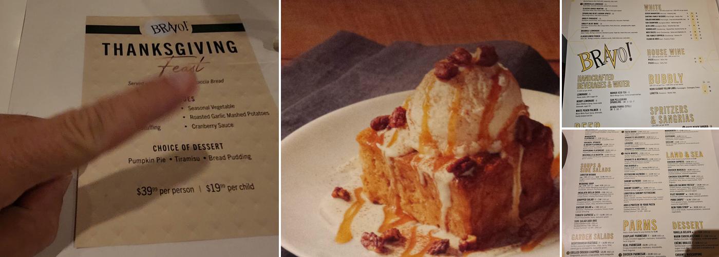 Bravo! Italian Kitchen Menu