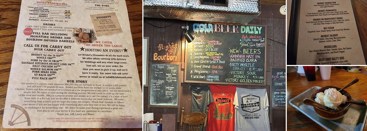Brisket Menu