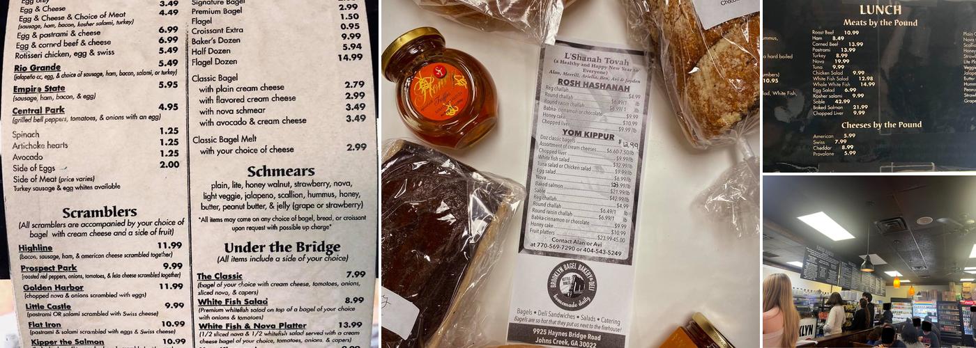 Brooklyn Bagel Bakery & Deli Menu