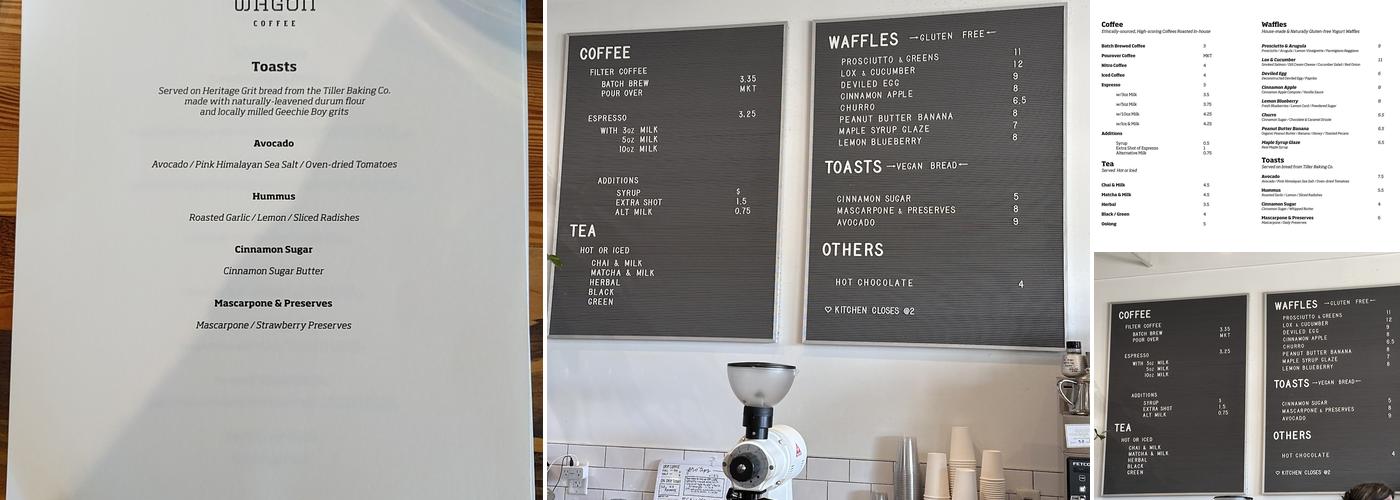 Second State Coffee Menu