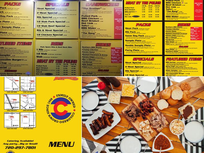 Brothers BBQ Menu