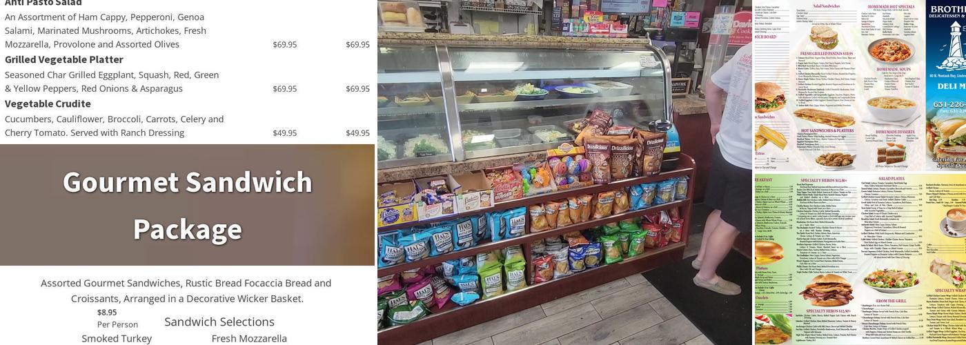 Brothers Delicatessen Menu