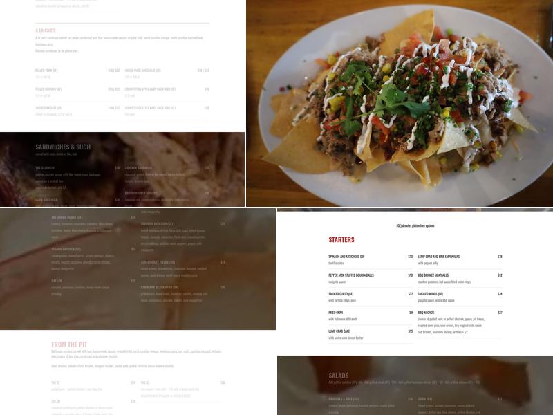 BRQ Seafood and Barbeque Menu