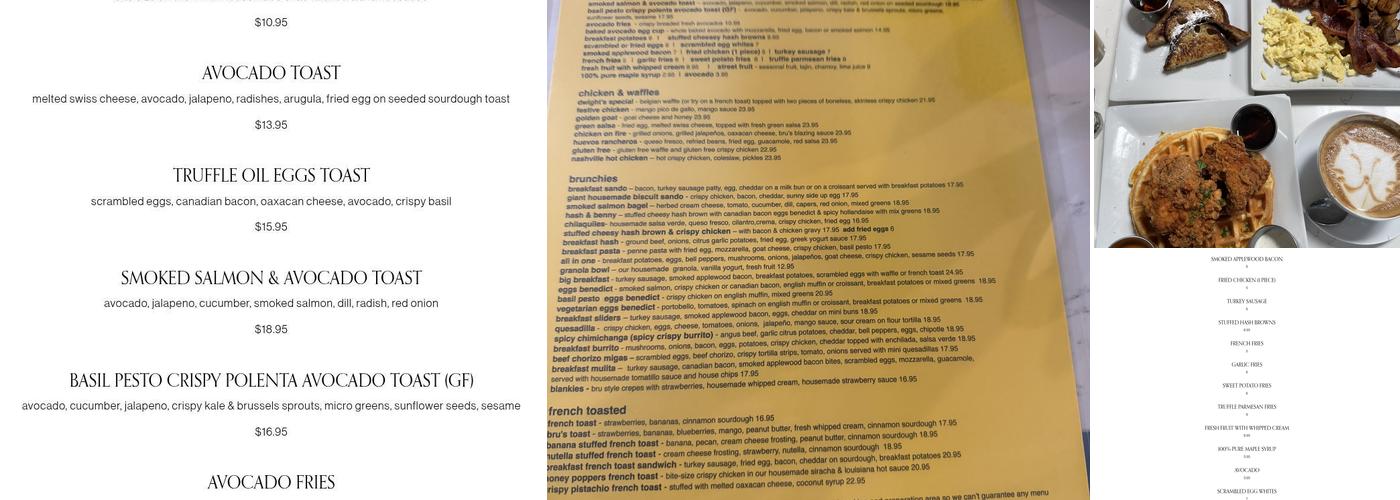 Bru's Wiffle Santa Monica Menu