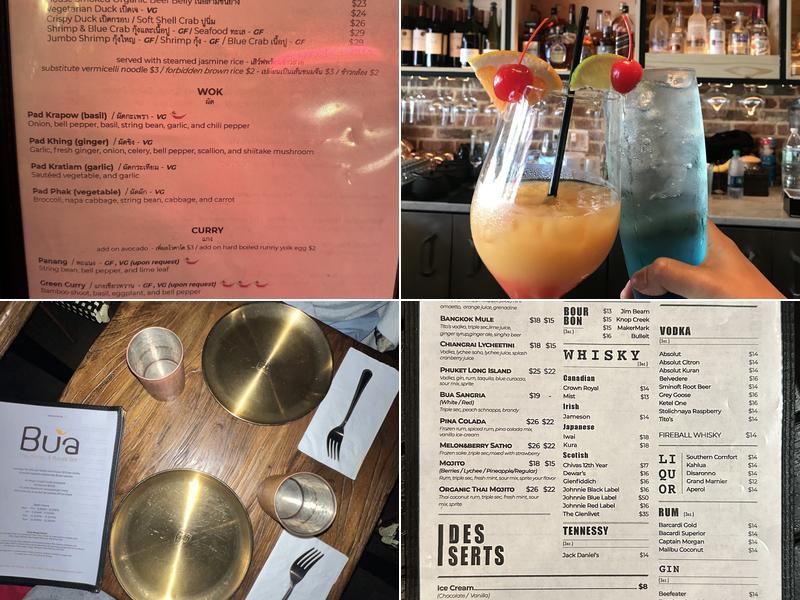 Bua Thai Ramen & Robata Grill Menu