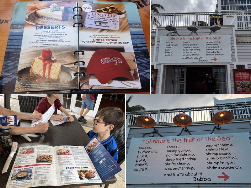 Bubba Gump Shrimp Co. Menu