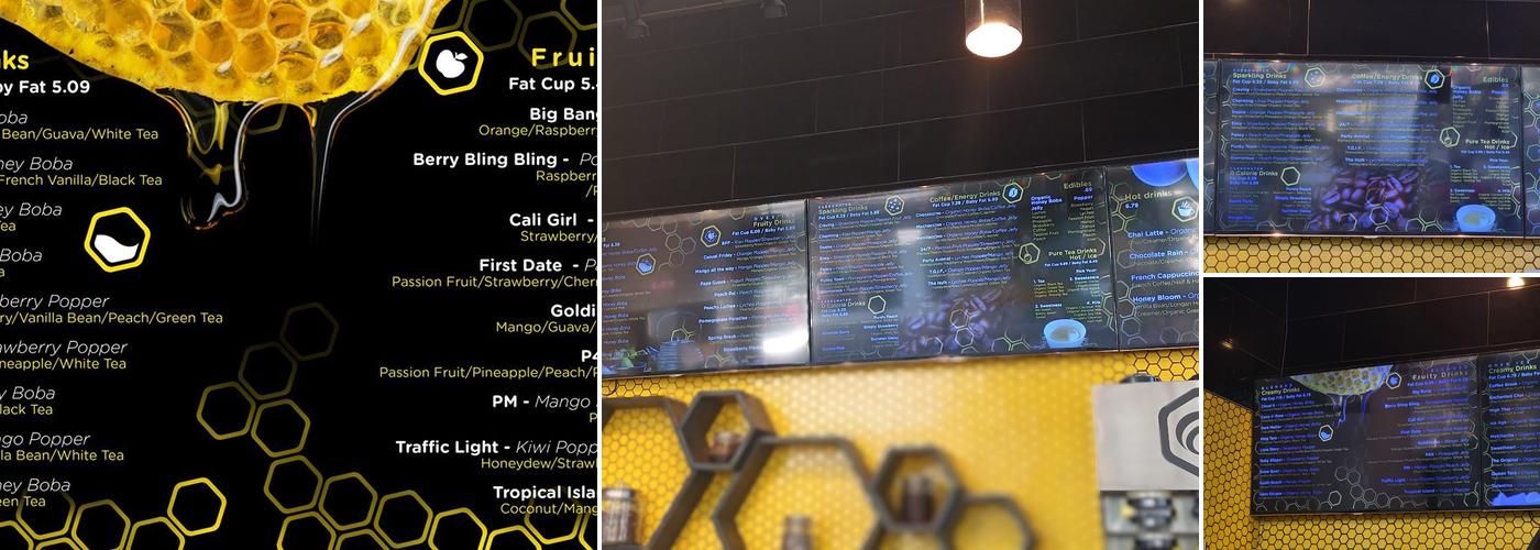 Bubble Bee Menu