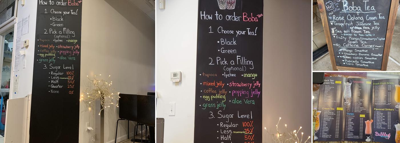 Bubble Tea House Menu