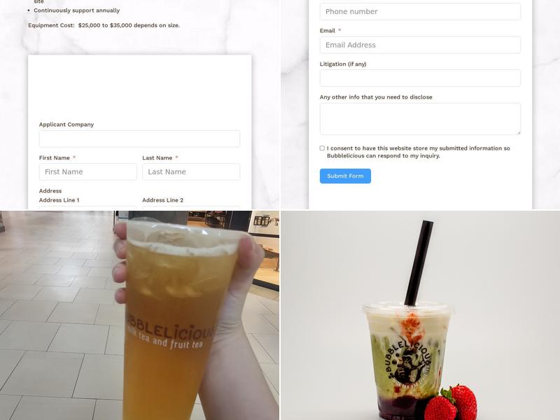 Bubblelicious Bubble Tea Southridge Menu