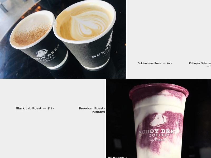 Buddy Brew Coffee Menu
