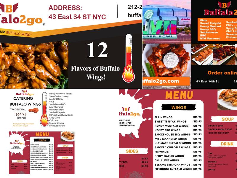 Buffalo2go Menu