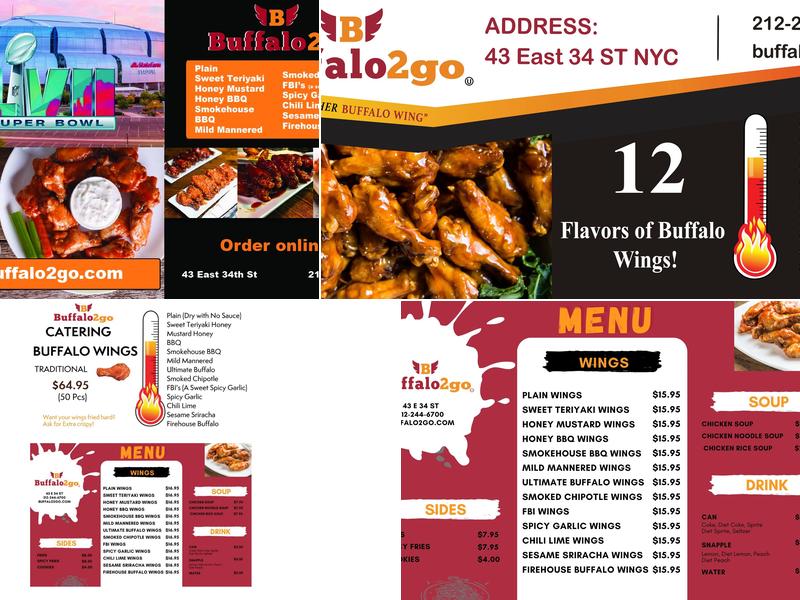 Buffalo2go Menu