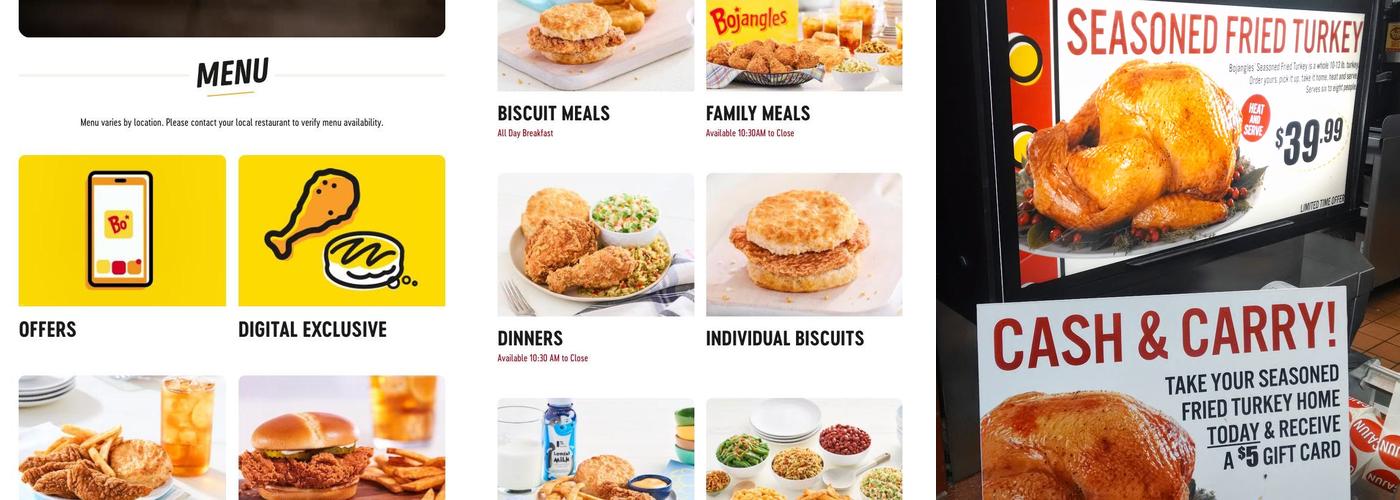 Bojangles Menu