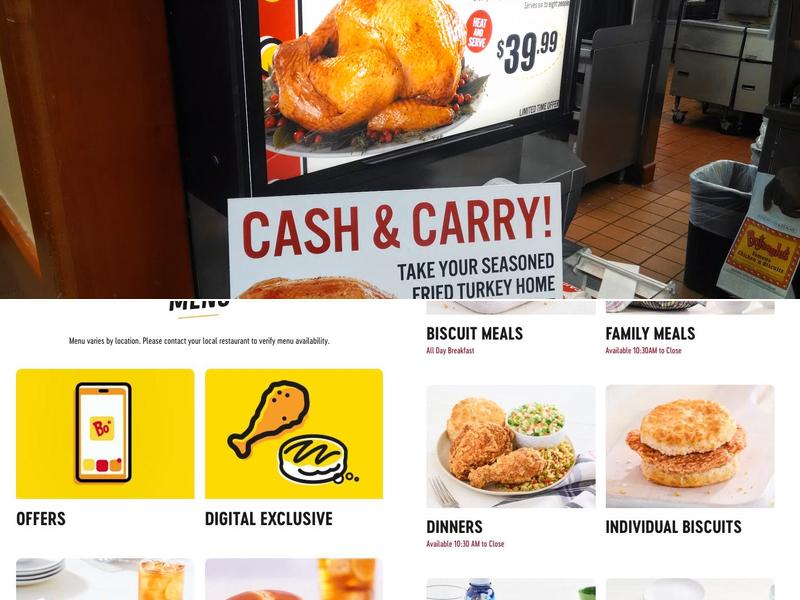 Bojangles Menu