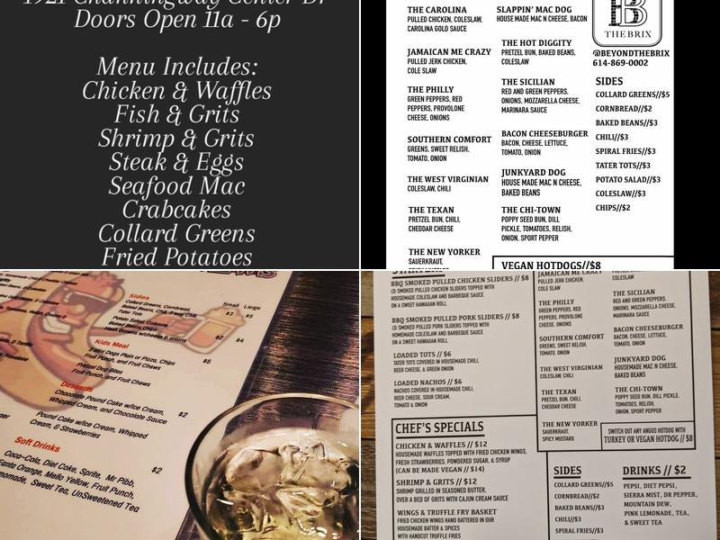 Beyond the Brix Menu