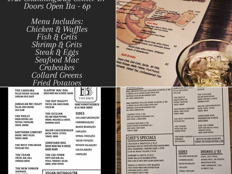Beyond the Brix Menu