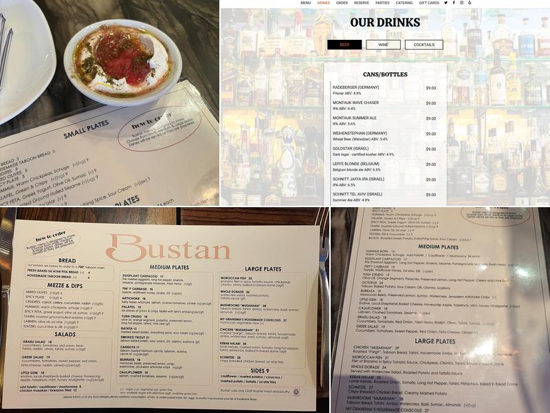 Bustan Menu