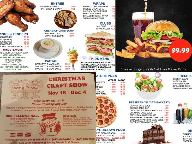 Tutti gusti Italian pizzeria Menu