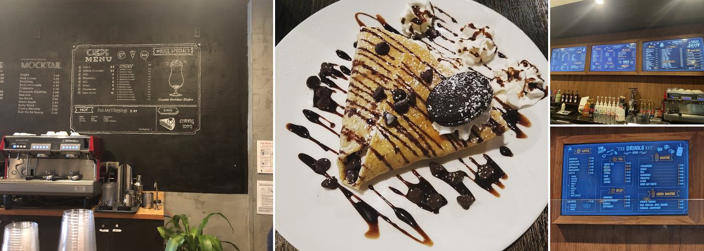 Cafe Crepes Square Menu
