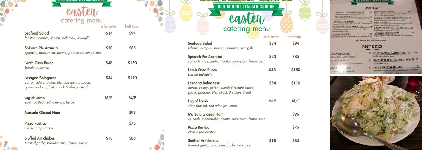 Brooklyn Roots Italian Menu