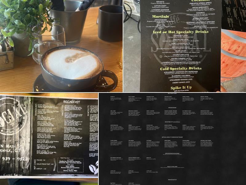 Caffe Social Menu